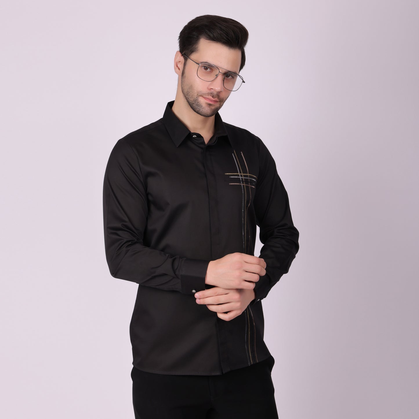 Pier Seven PWY023 Black Shirt