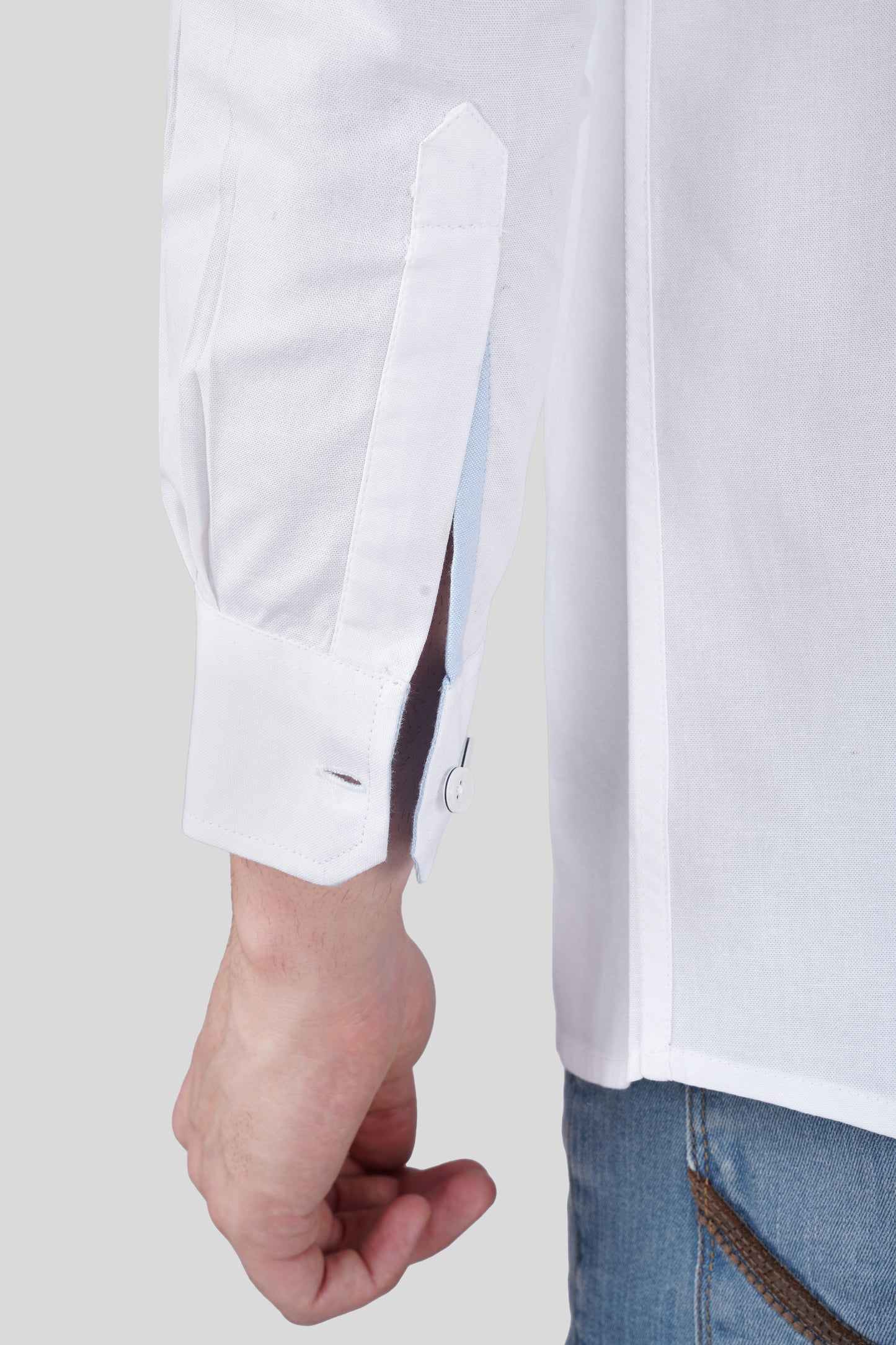 Pier Seven Luxe Cotton Printed Regular Fit Shirt for Men - White (JWC003) Pier Seven