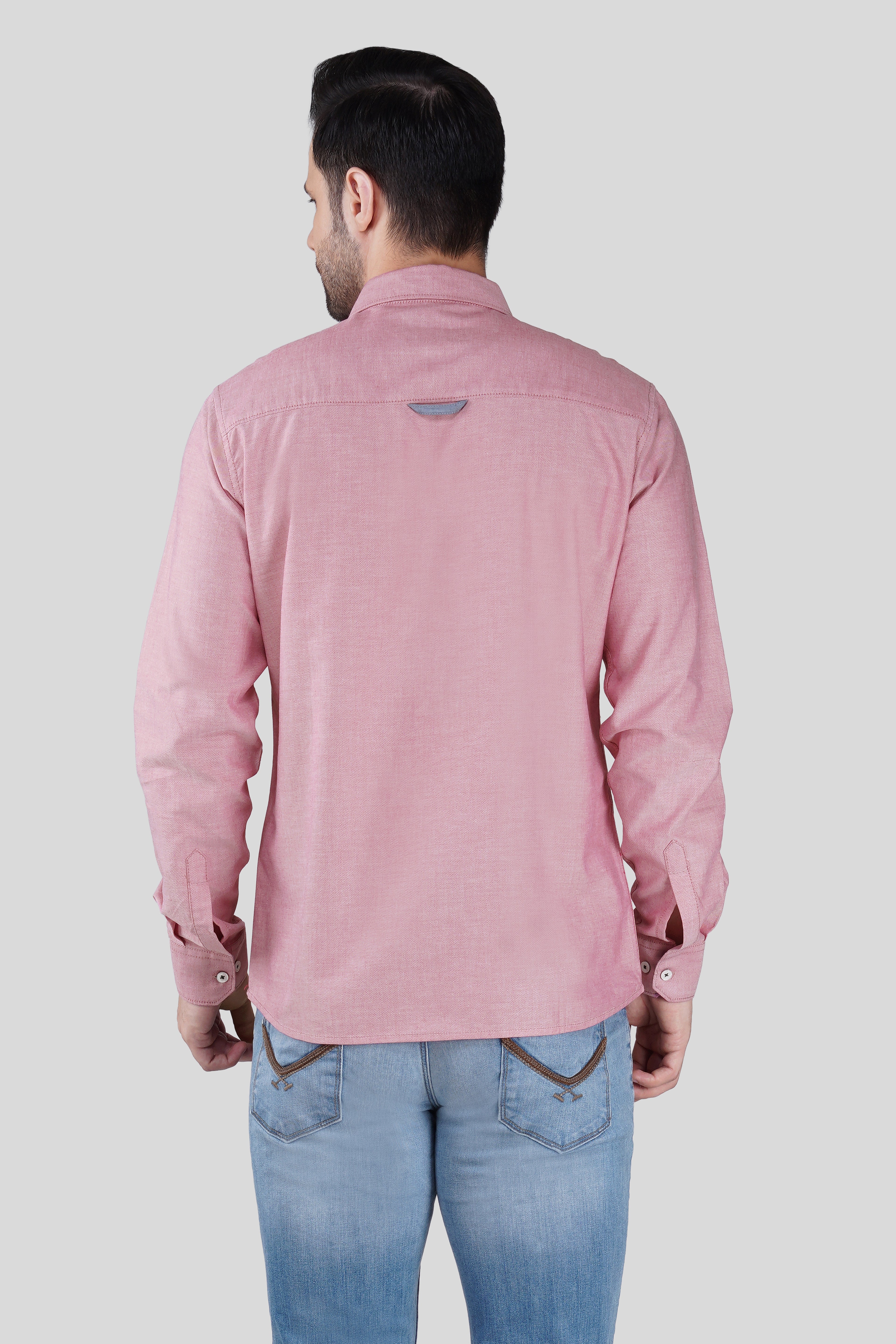 DENIM DIVISION EMBROIDED  ROSE JEANSWEAR SHIRT
