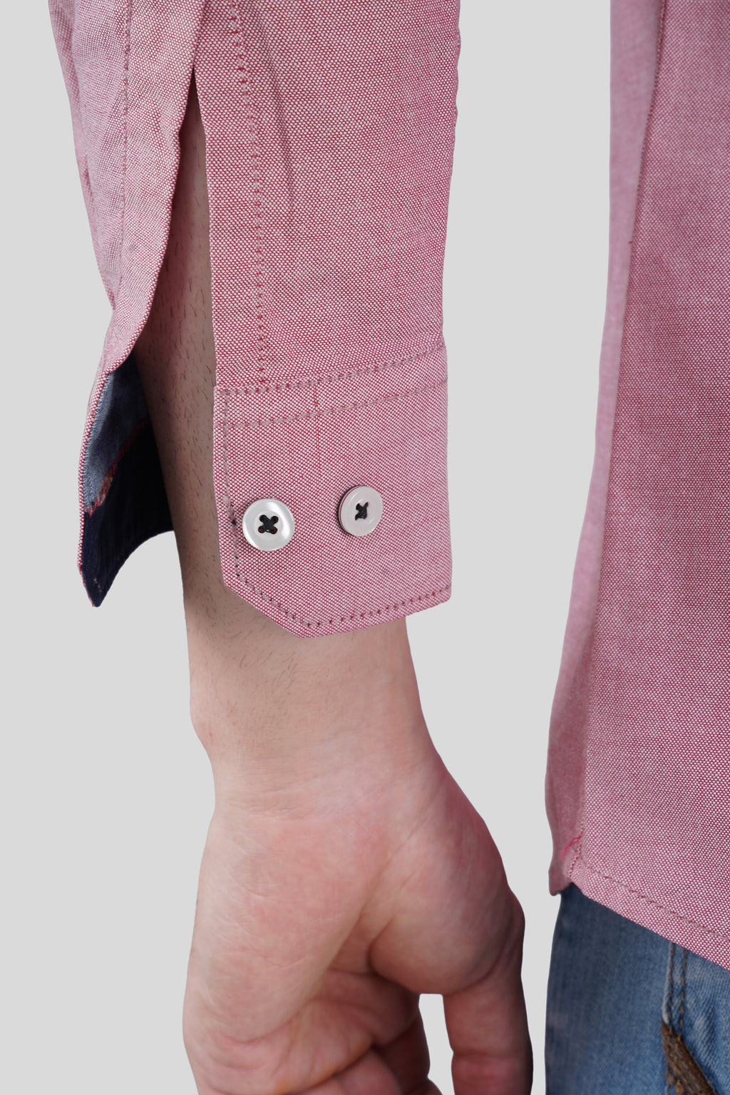 DENIM DIVISION EMBROIDED  ROSE JEANSWEAR SHIRT