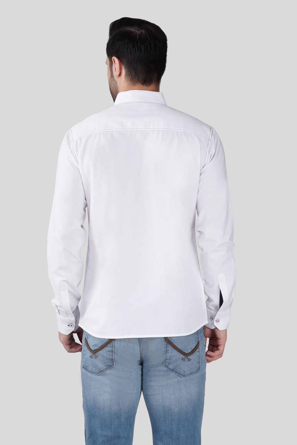 MARINA VOYAGE CASUAL SHIRT EMBROIDED WHITE