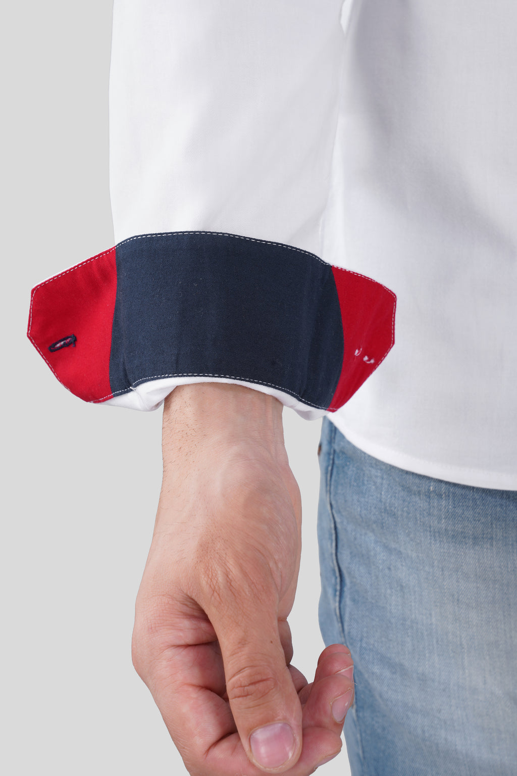 MARINA VOYAGE CASUAL SHIRT EMBROIDED WHITE