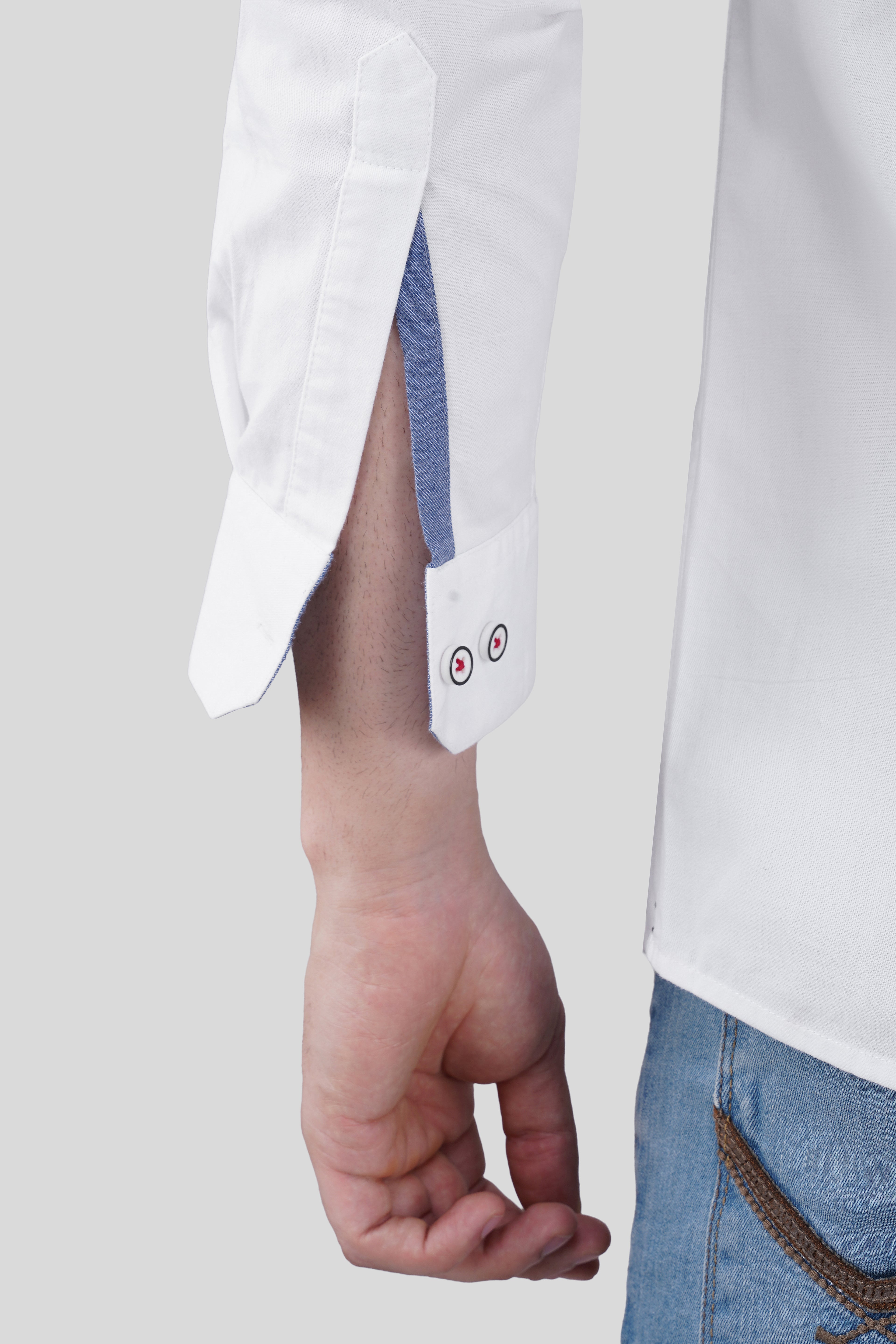 URBAN ELITE CLUB CASUAL SHIRT WHITE