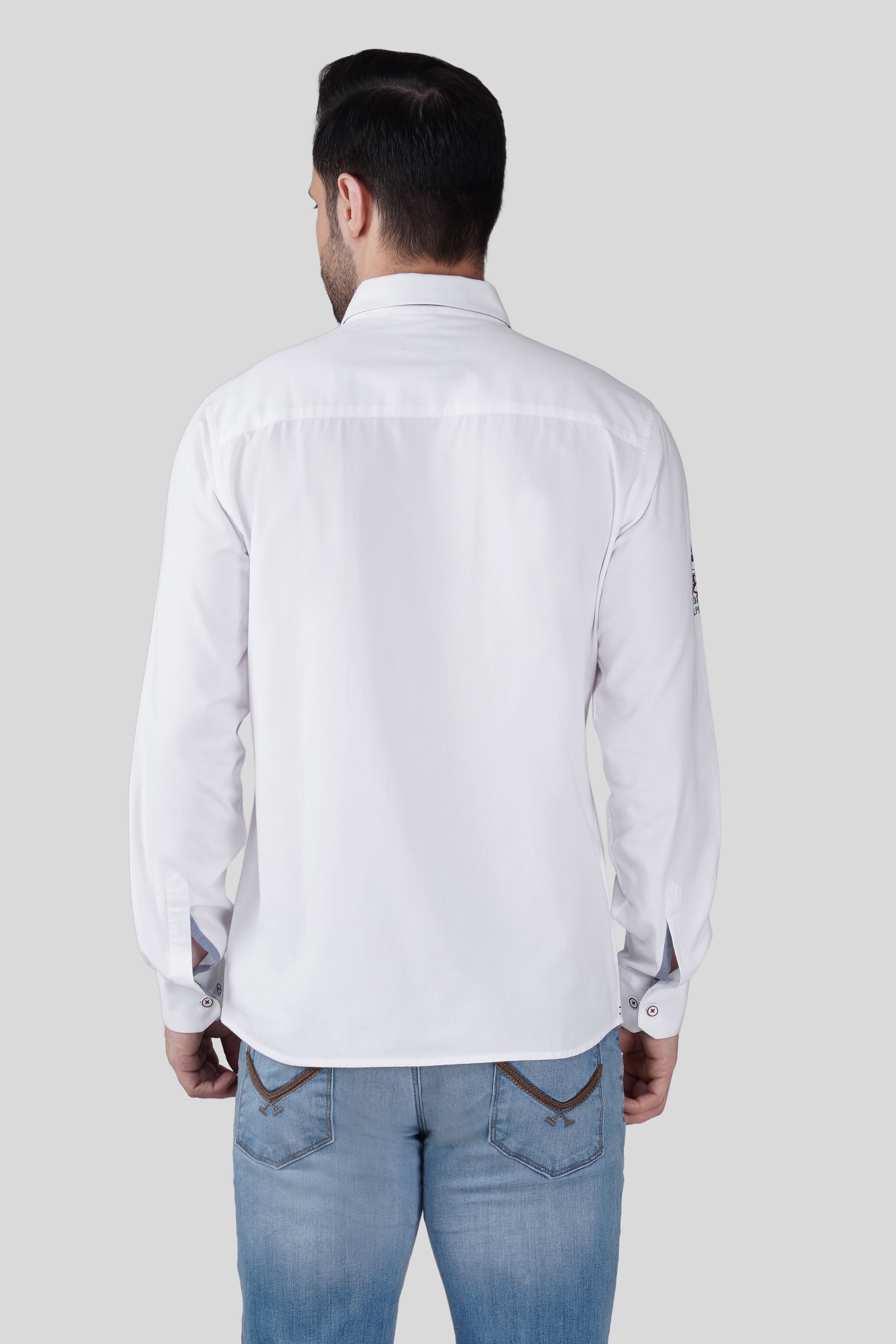 URBAN ELITE CLUB CASUAL SHIRT WHITE