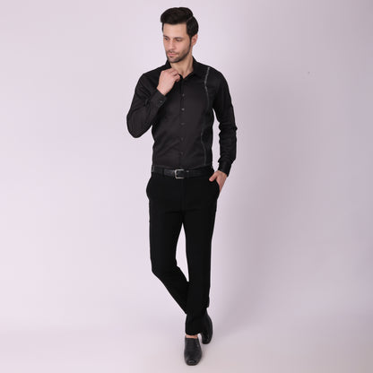 Pier Seven PWY019 Black Shirt