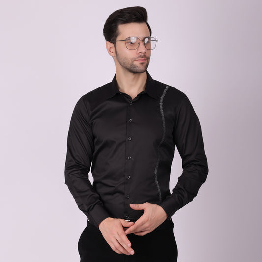 Pier Seven PWY019 Black Shirt