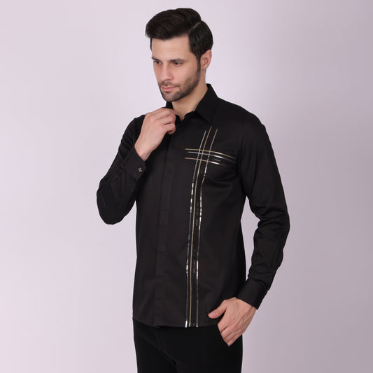 Pier Seven PWY023 Black Shirt