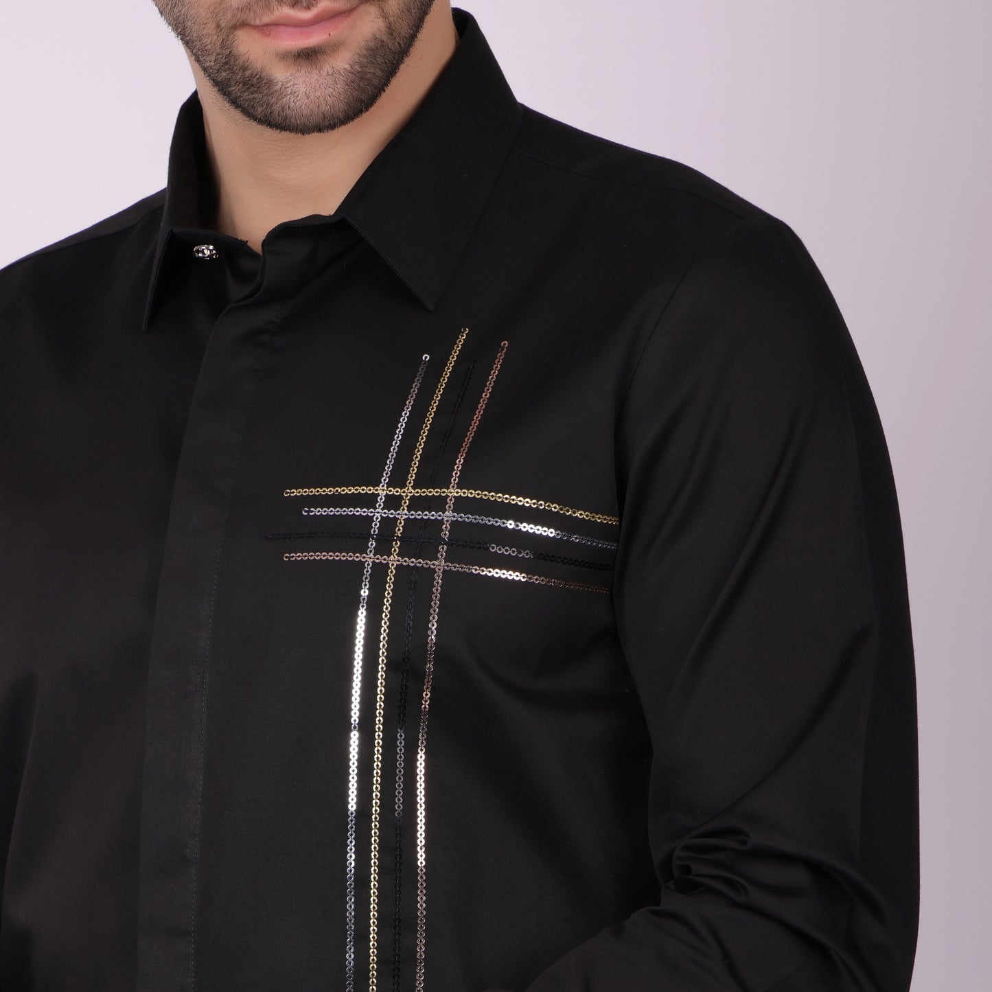 Pier Seven PWY023 Black Shirt